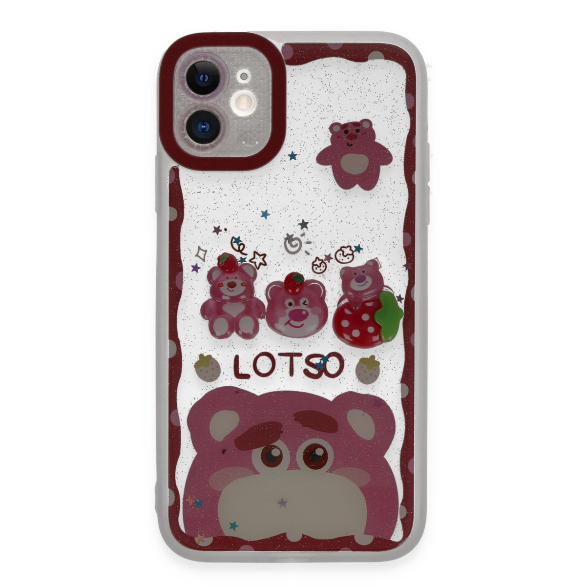 Newface Apple iPhone 11 Kılıf Sweet Desenli Silikon Kapak - Pembe — görsel 5