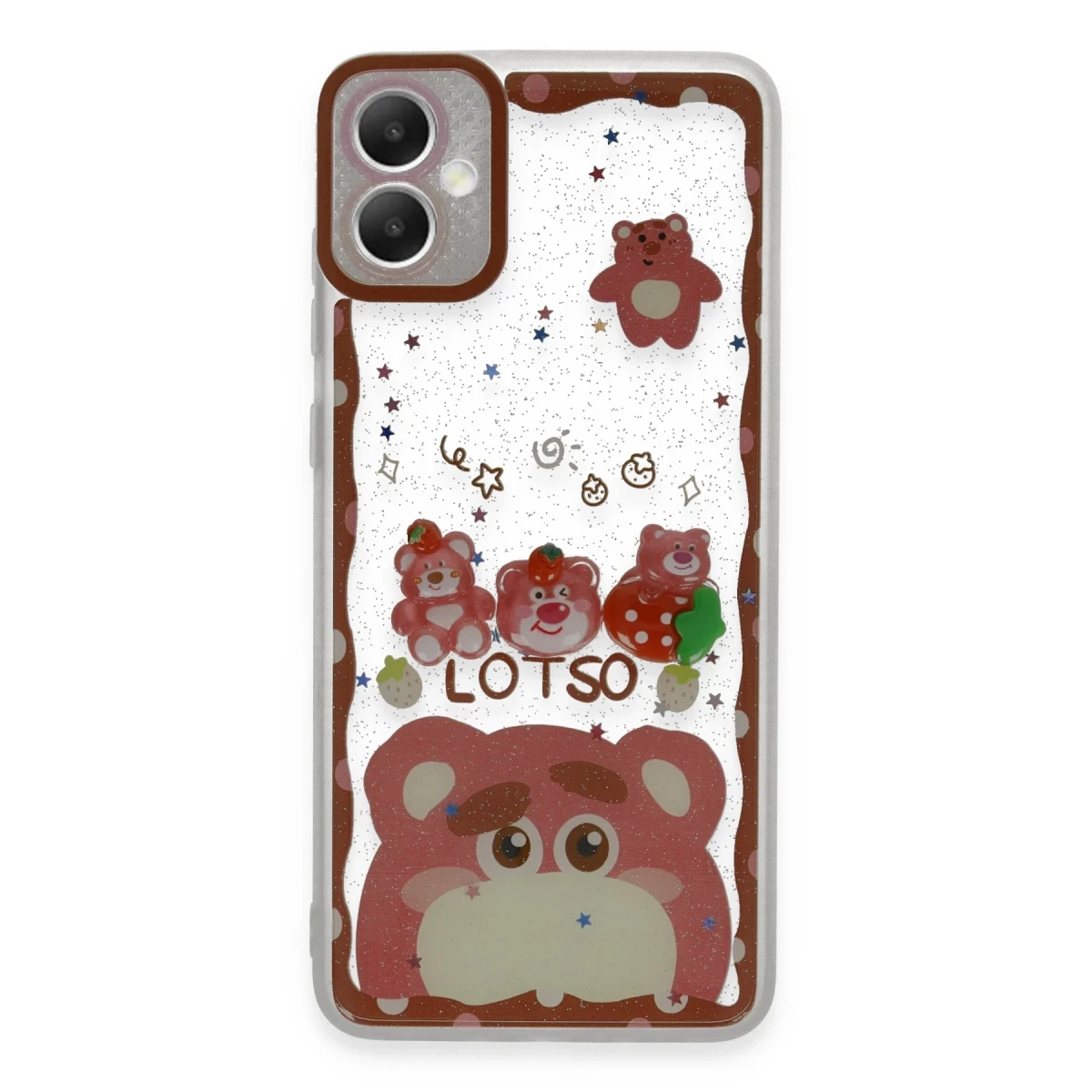 Newface Samsung Galaxy A05 Kılıf Sweet Desenli Silikon Kapak - Pembe — görsel 3