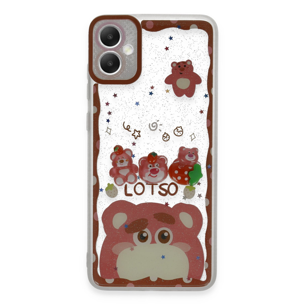 Newface Samsung Galaxy A05 Kılıf Sweet Desenli Silikon Kapak - Pembe — görsel 5