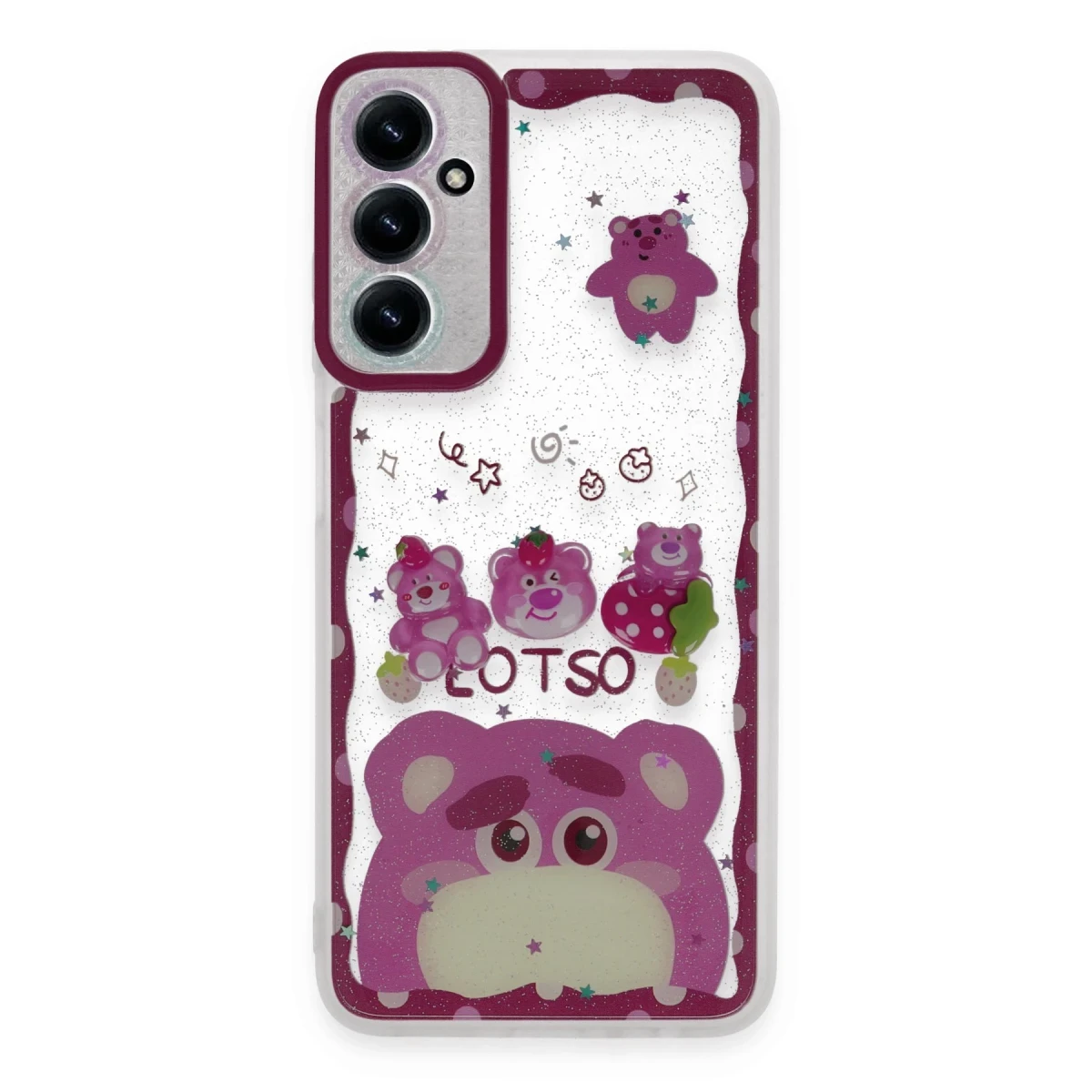 Newface Samsung Galaxy A05S Kılıf Sweet Desenli Silikon Kapak - Pembe — görsel 3