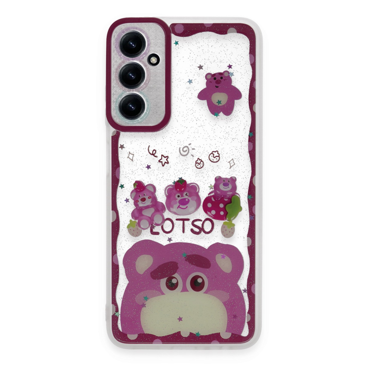 Newface Samsung Galaxy A05S Kılıf Sweet Desenli Silikon Kapak - Pembe — görsel 5