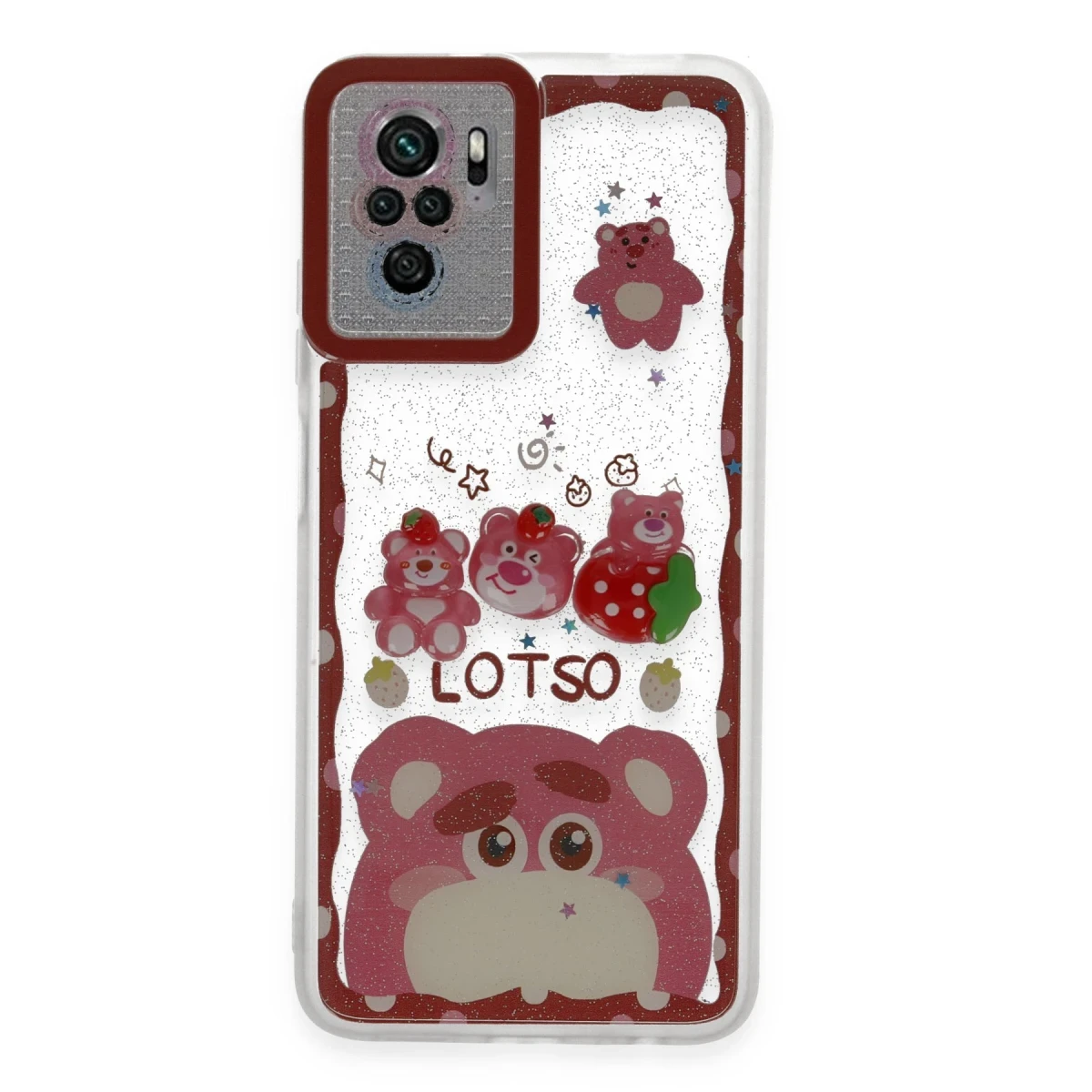 Newface Xiaomi Redmi Note 10 Kılıf Sweet Desenli Silikon Kapak - Pembe — görsel 3
