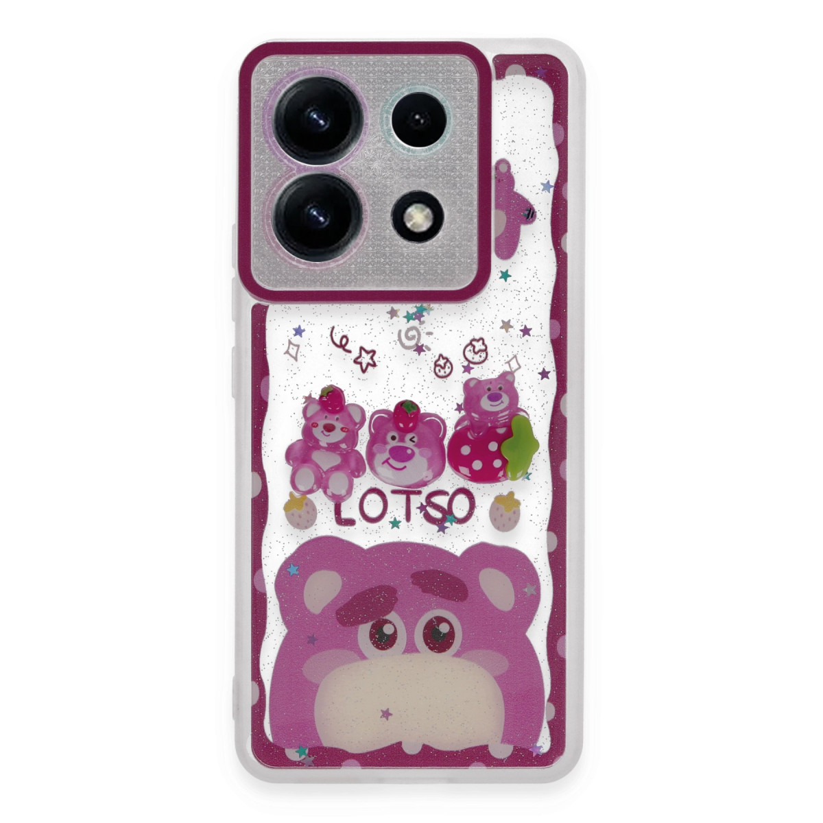 Newface Xiaomi Redmi Note 13 Pro 5G Kılıf Sweet Desenli Silikon Kapak - Pembe — görsel 5