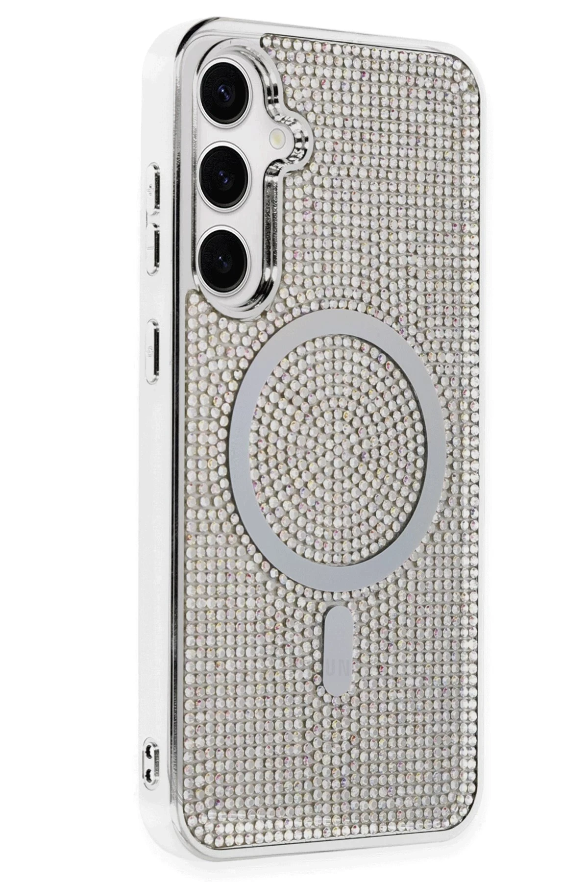 Newface Samsung Galaxy S23 Kılıf Diamond Magsafe Kapak - Rainbow