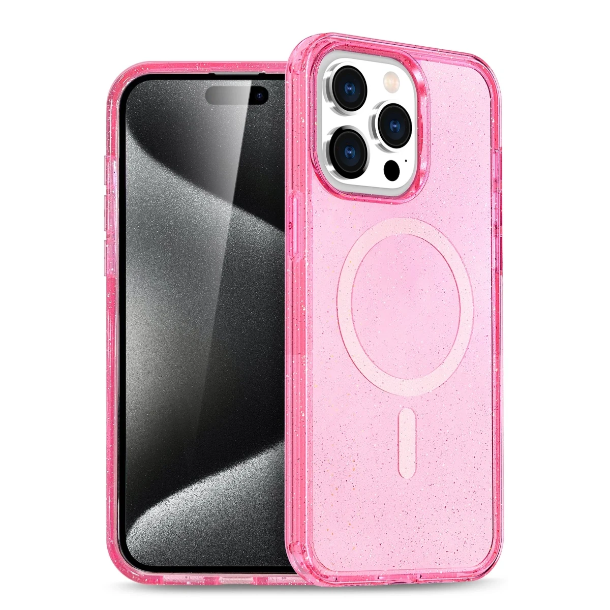 Apple iPhone 14 Pro Kılıf Star Magsafe Kapak - Pembe