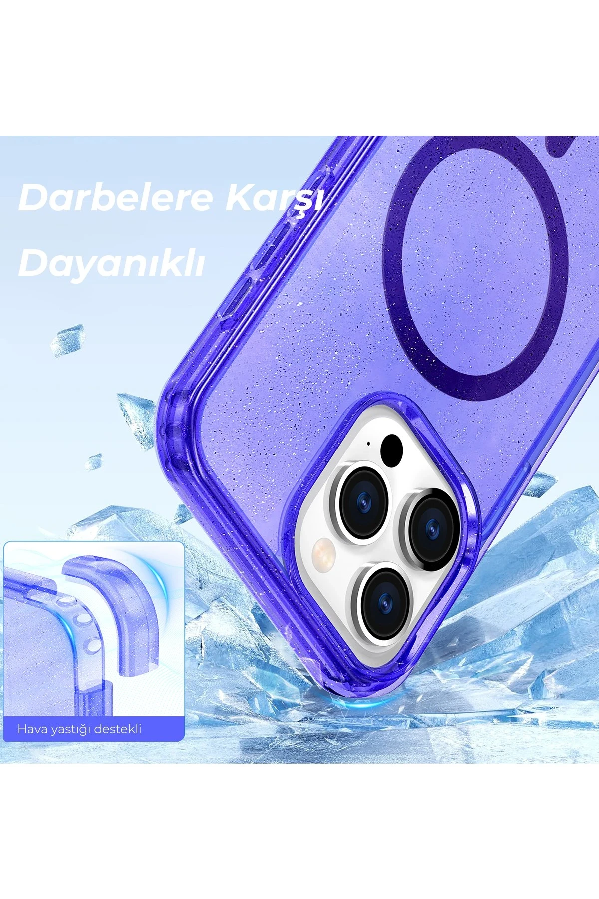 Newface Apple iPhone 15 Kılıf Star Magsafe Kapak - Turuncu — görsel 2