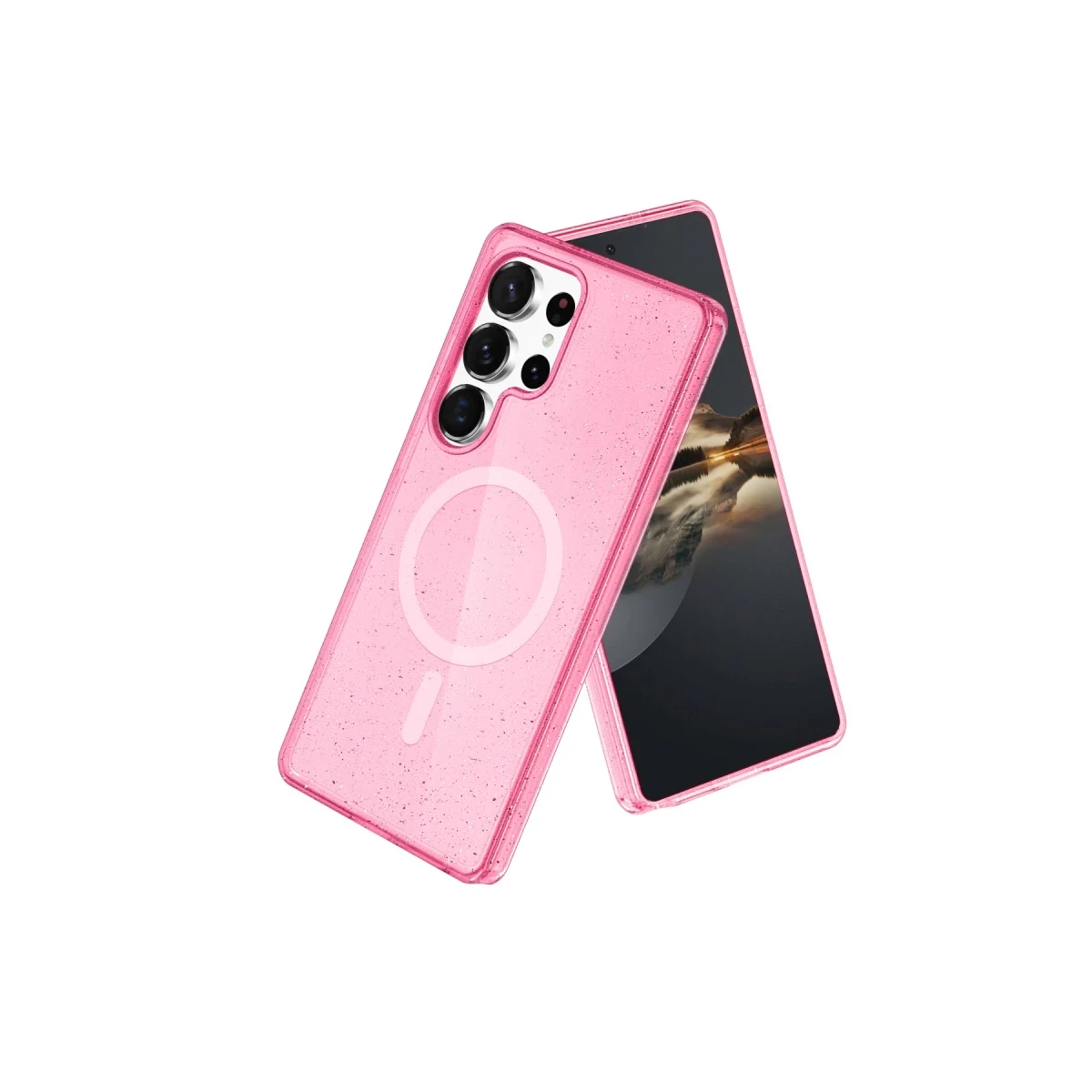 Joko Samsung Galaxy S23 Ultra Kılıf Star Magsafe Kapak - Pembe