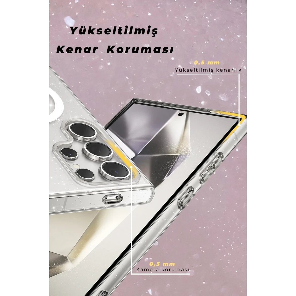 Joko Samsung Galaxy S24 Ultra Kılıf Star Magsafe Kapak - Siyah — görsel 5
