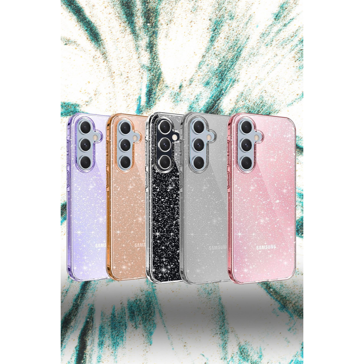 Newface Samsung Galaxy A55 5G Kılıf Glow Kapak - Siyah — görsel 9