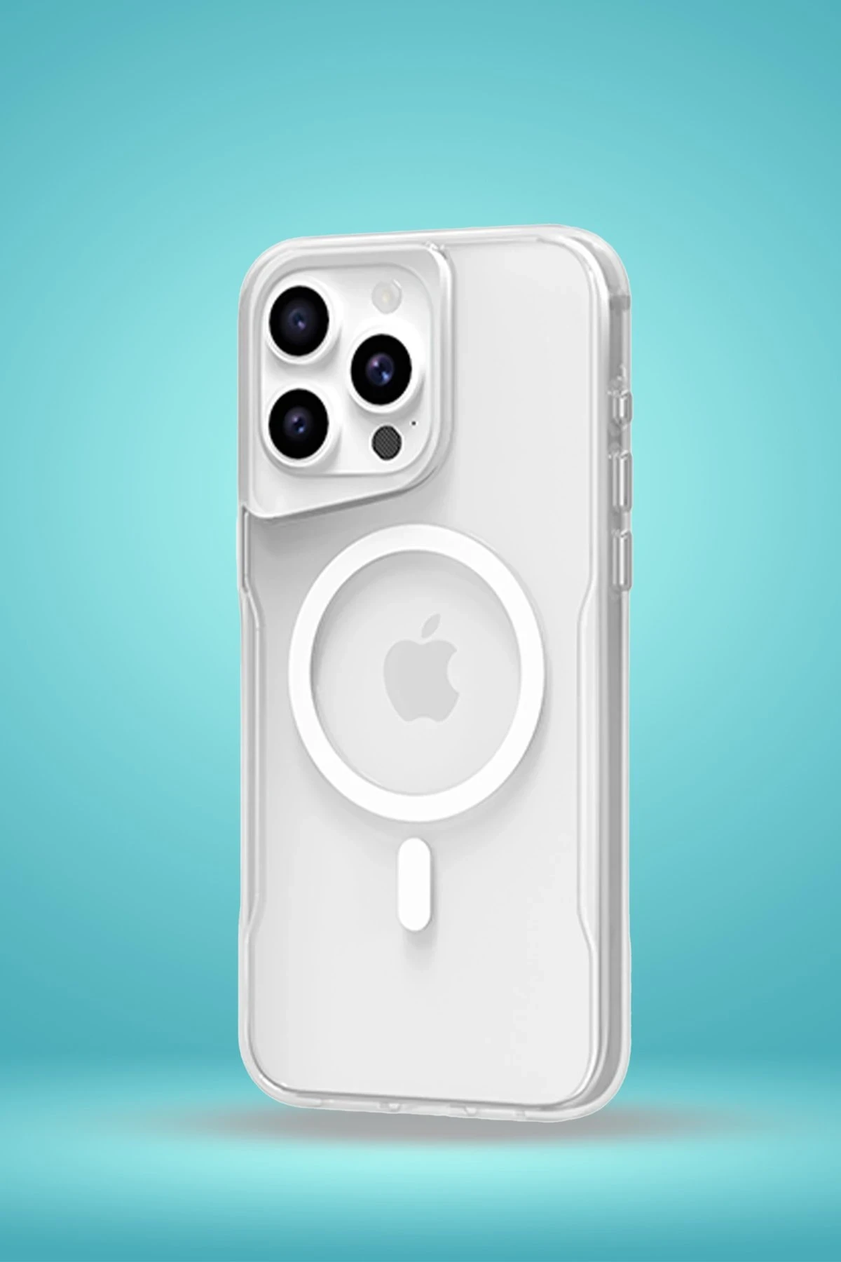 Newface Apple iPhone 14 Pro Max Kılıf PC Poso Magsafe Kapak - Şeffaf — görsel 3