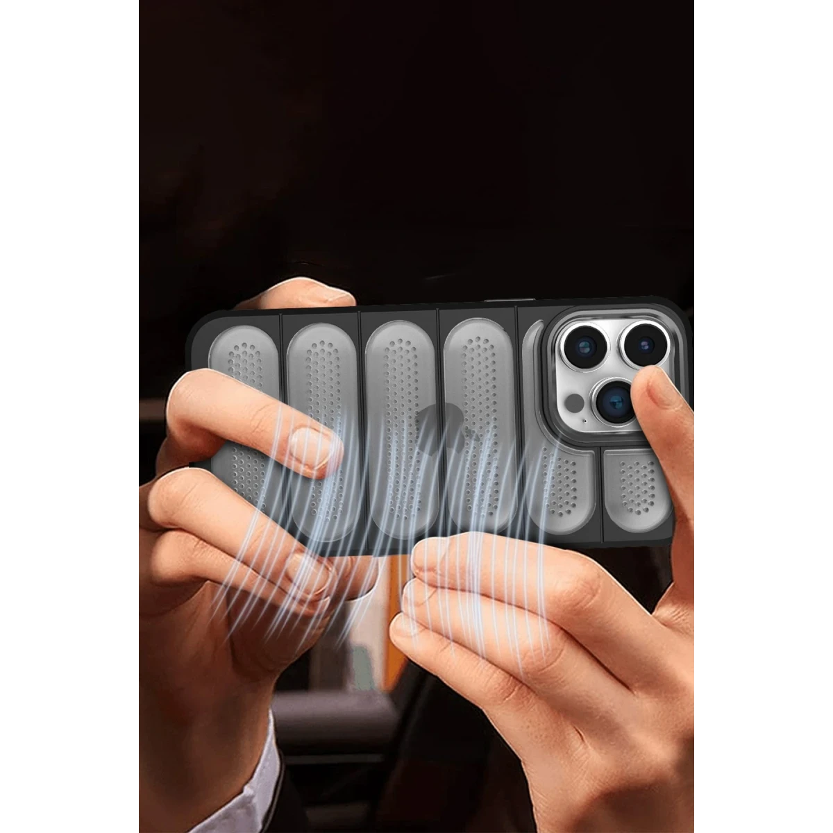 Newface Apple iPhone 14 Kılıf Airmax Silikon Kapak - Siyah — görsel 10