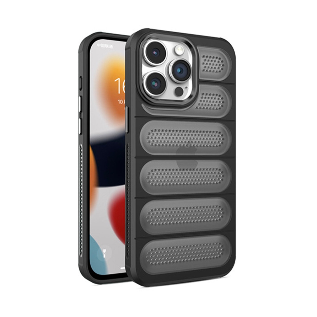 Newface Apple iPhone 14 Pro Kılıf Airmax Silikon Kapak - Siyah — görsel 11