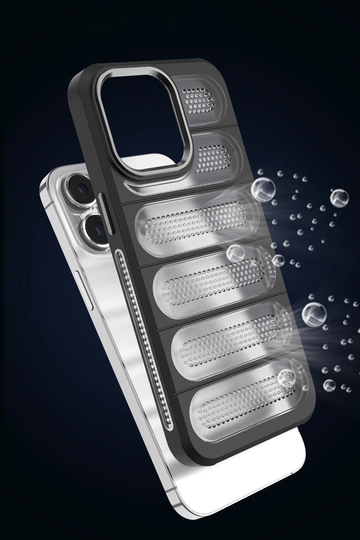 Newface Apple iPhone 15 Kılıf Airmax Silikon Kapak - Siyah — görsel 4
