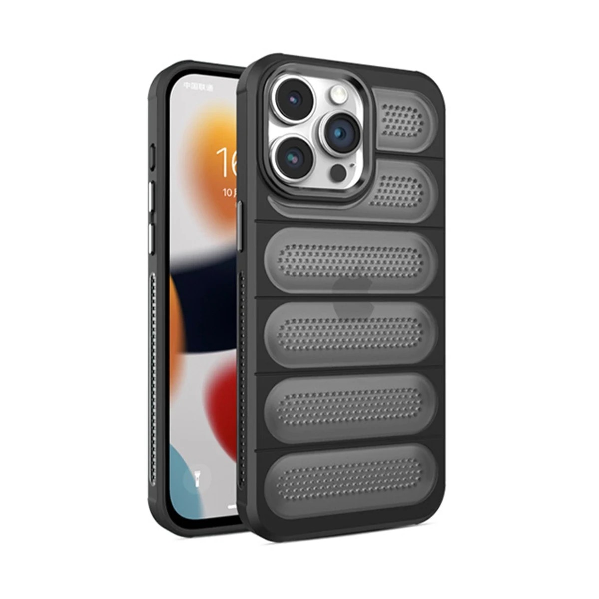 Newface Apple iPhone 15 Pro Max Kılıf Airmax Silikon Kapak - Siyah — görsel 6