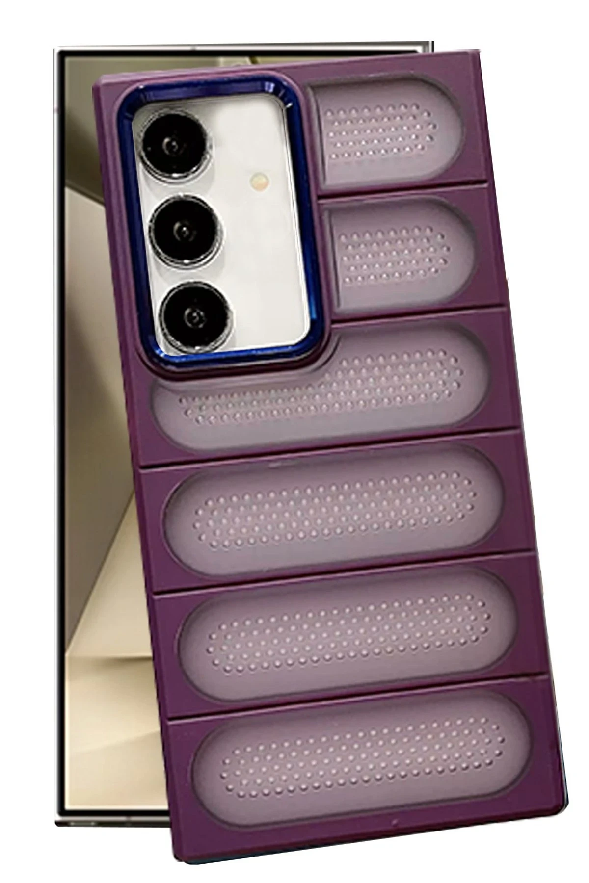 Newface Samsung Galaxy S24 Plus Kılıf Airmax Silikon Kapak - Derin Mor