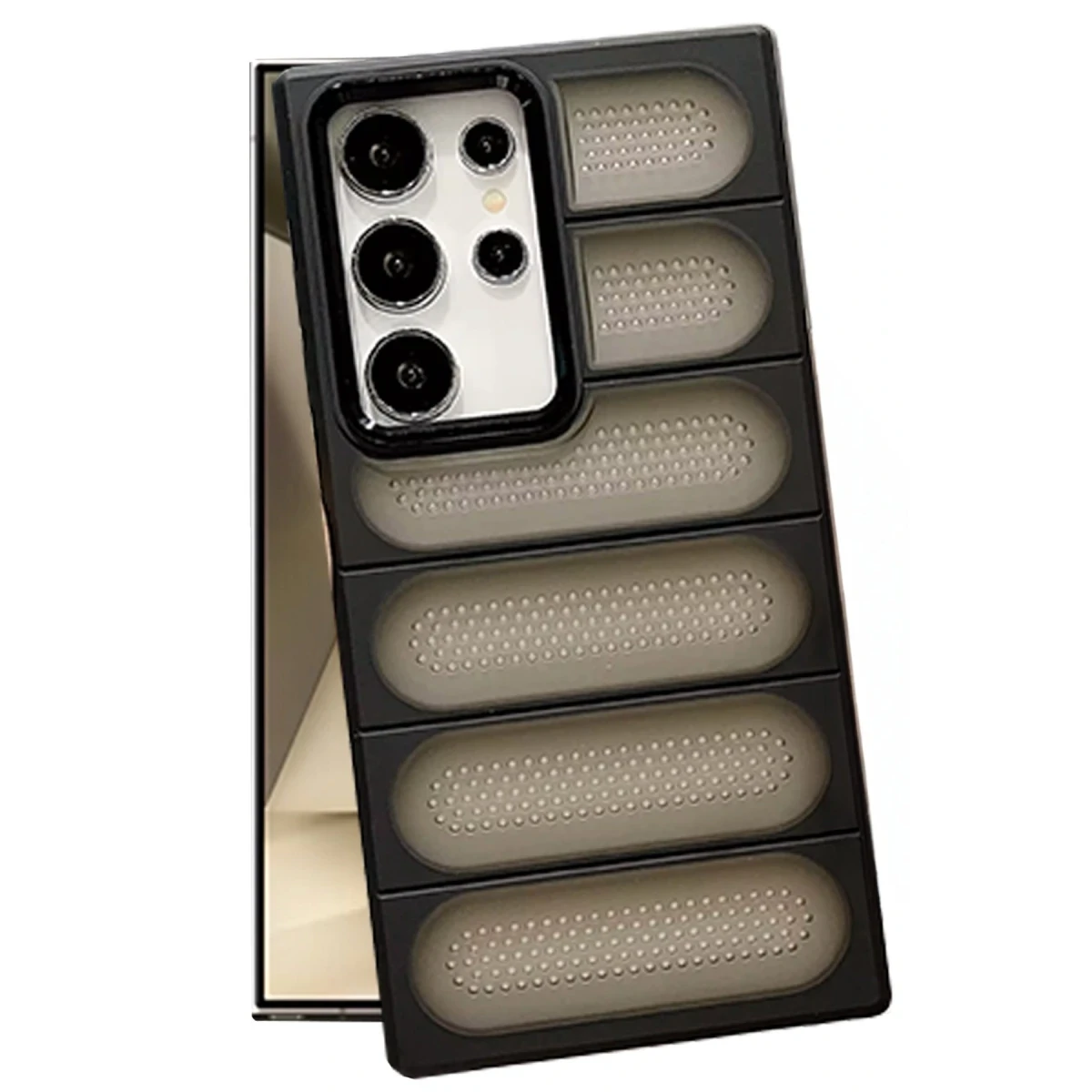 Newface Samsung Galaxy S24 Ultra Kılıf Airmax Silikon Kapak - Siyah — görsel 4