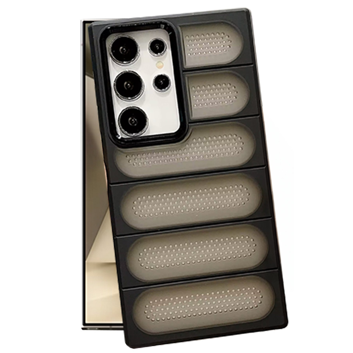 Newface Samsung Galaxy S24 Ultra Kılıf Airmax Silikon Kapak - Siyah — görsel 7