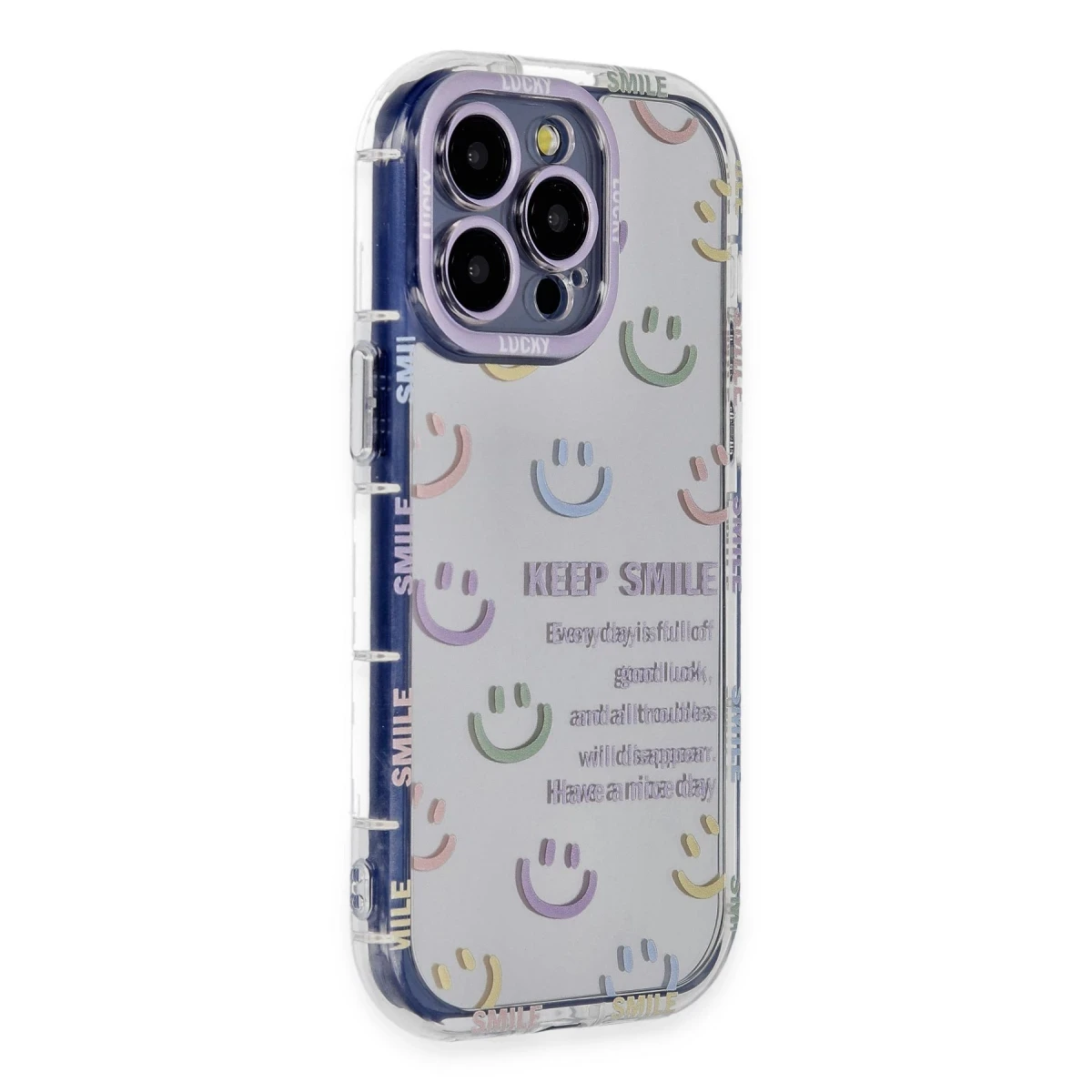 Newface Apple iPhone 14 Pro Max Kılıf Reflexion Desenli Kapak - Desen 2