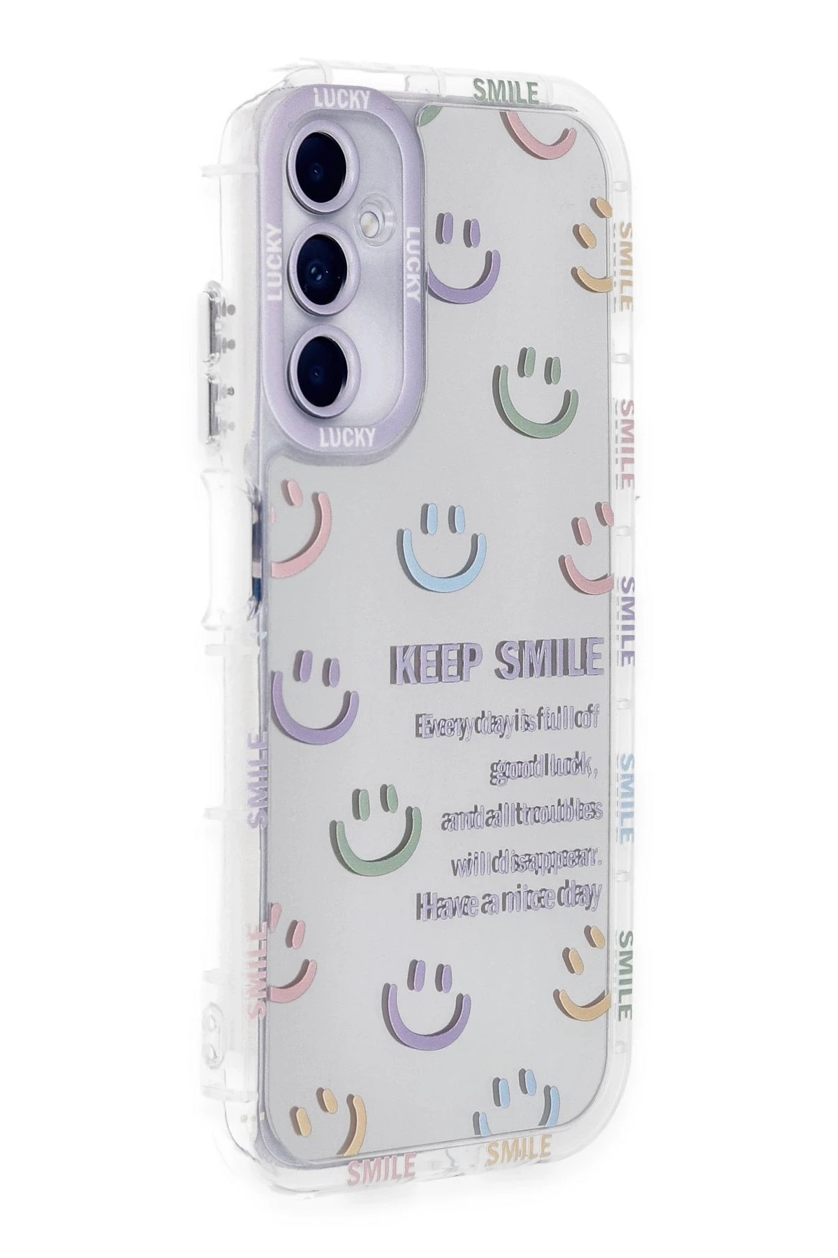 Newface Samsung Galaxy A05S Kılıf Reflexion Desenli Kapak - Desen 2