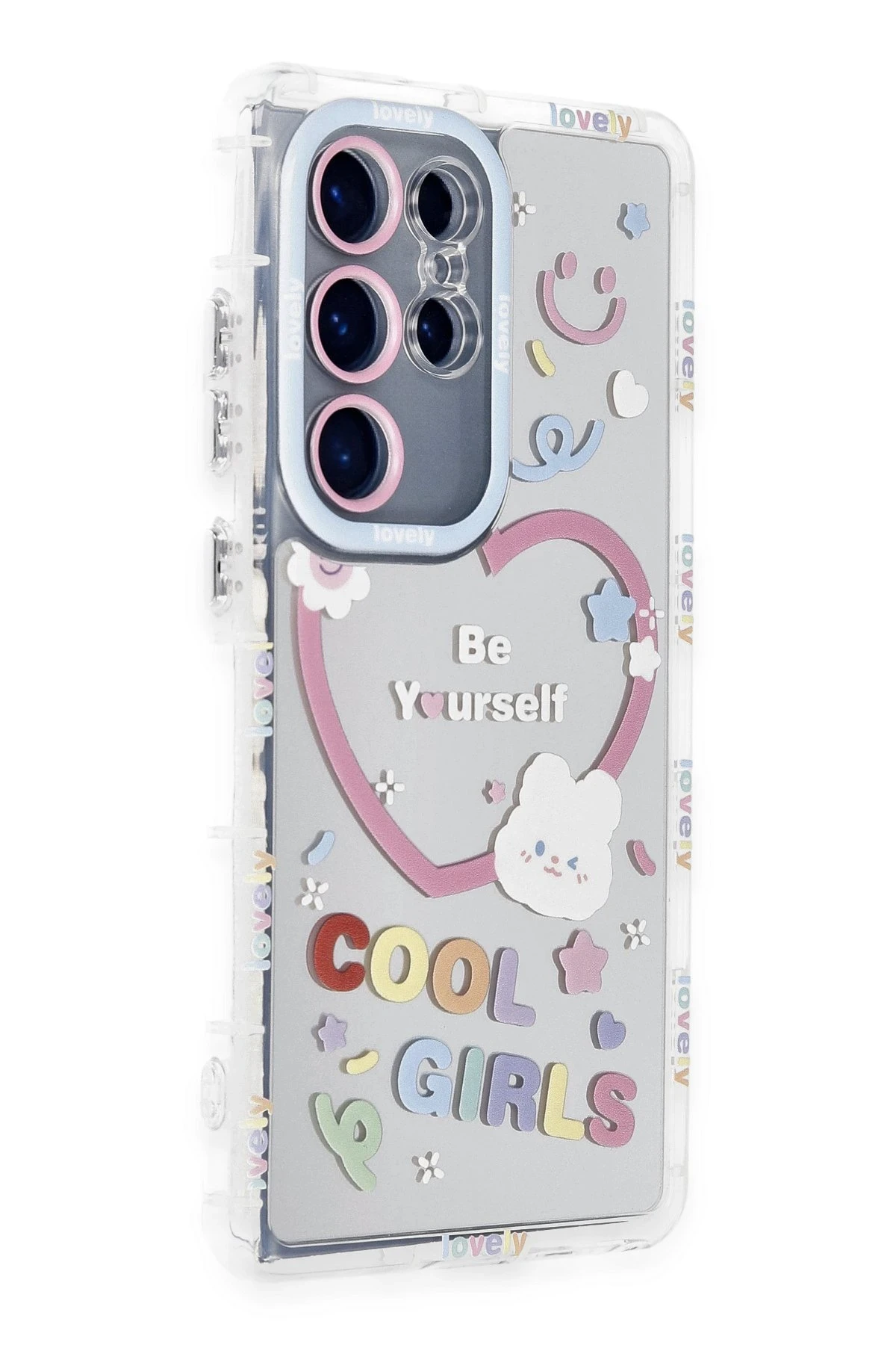 Newface Samsung Galaxy S24 Ultra Kılıf Reflexion Desenli Kapak - Desen 1