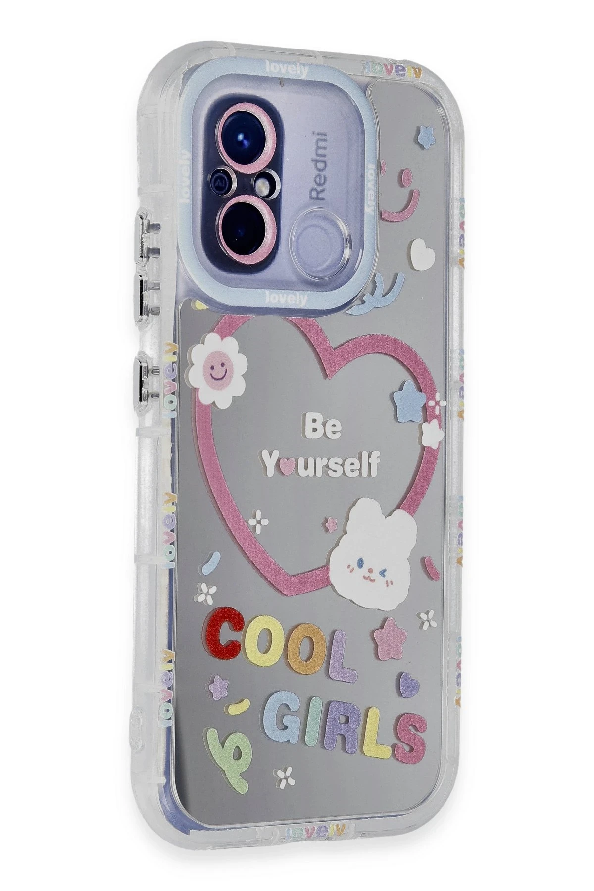 Newface Xiaomi Redmi 12C Kılıf Reflexion Desenli Kapak - Desen 1