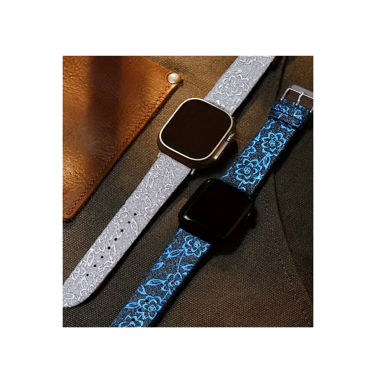 Newface Apple Watch 38mm Creeper Desenli Kordon - Rose Gold — görsel 7