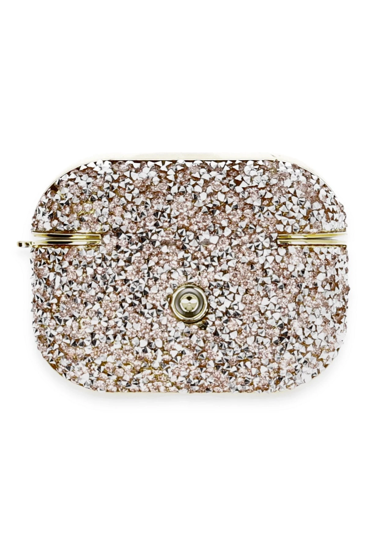 Newface Airpods Pro 2 (2.nesil) Luz Taşlı Kılıf - Pembe