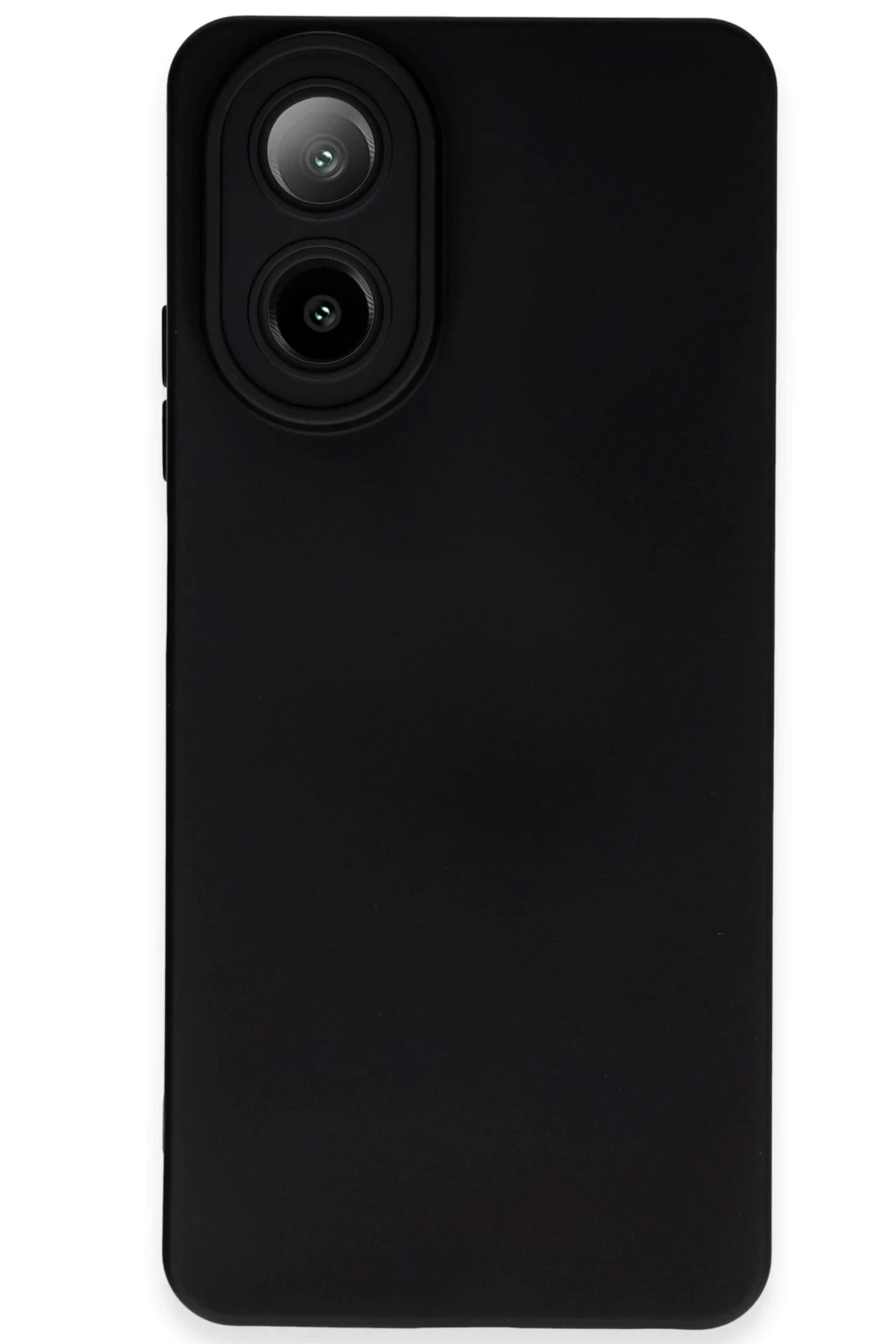 Newface Oppo A38 Kılıf Nano içi Kadife Silikon - Siyah