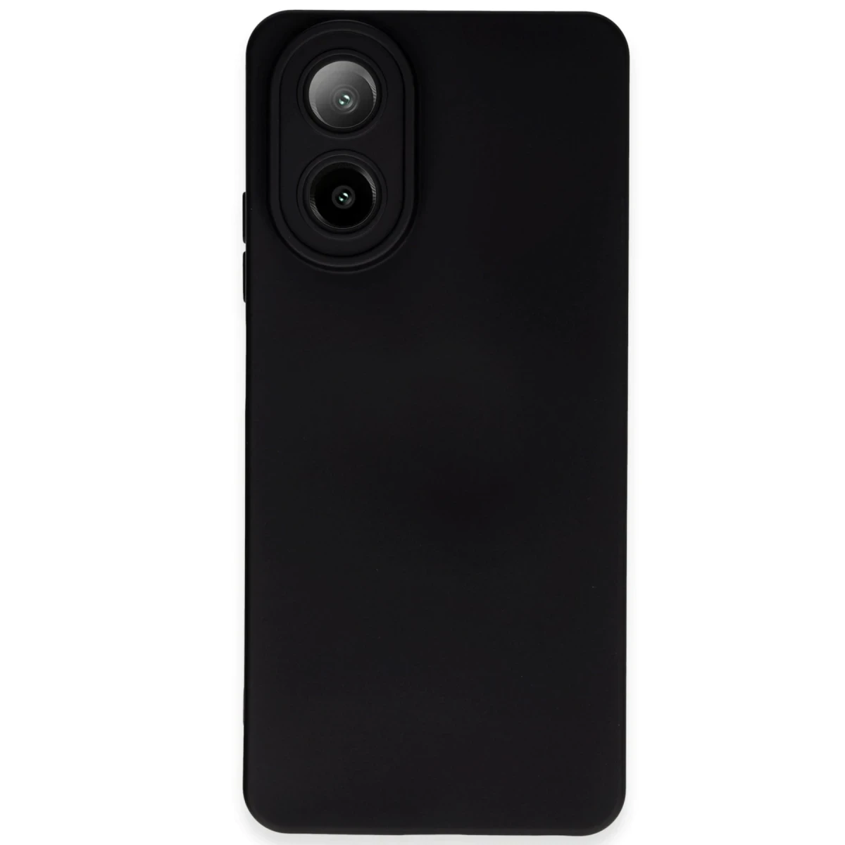 Newface Oppo A38 Kılıf Nano içi Kadife Silikon - Siyah — görsel 3
