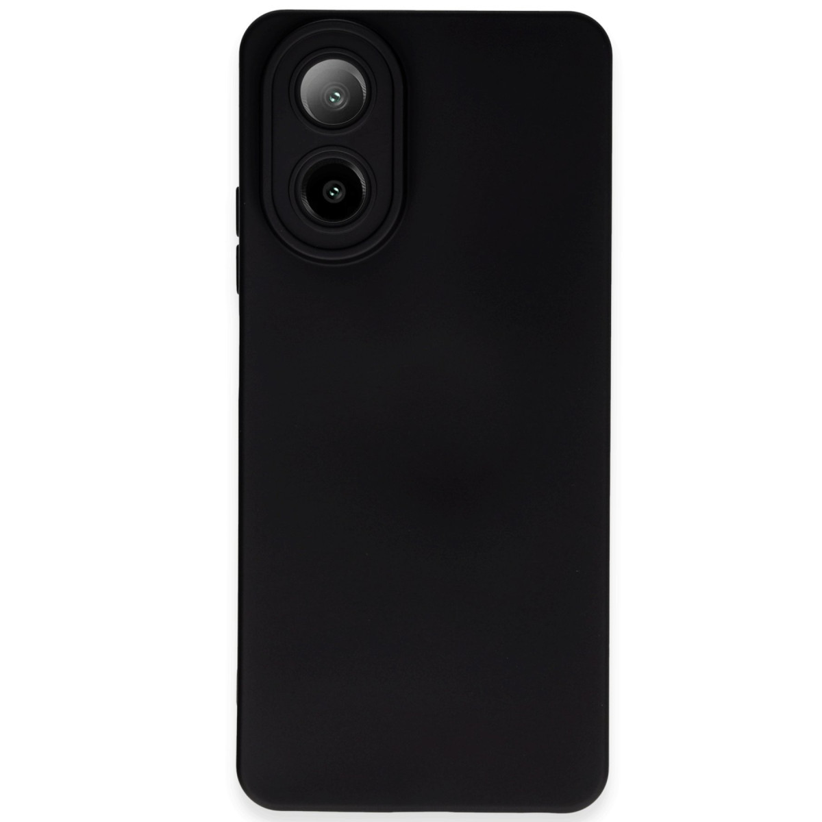 Newface Oppo A38 Kılıf Nano içi Kadife Silikon - Siyah — görsel 5