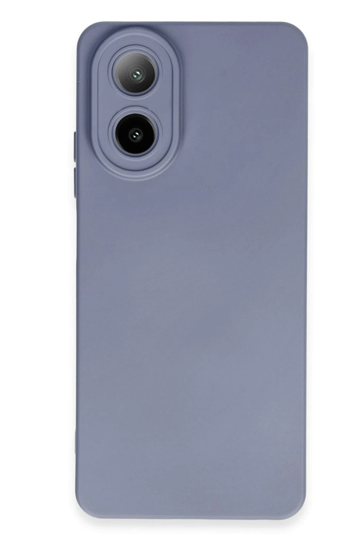 Newface Oppo A38 Kılıf Nano içi Kadife Silikon - Gri
