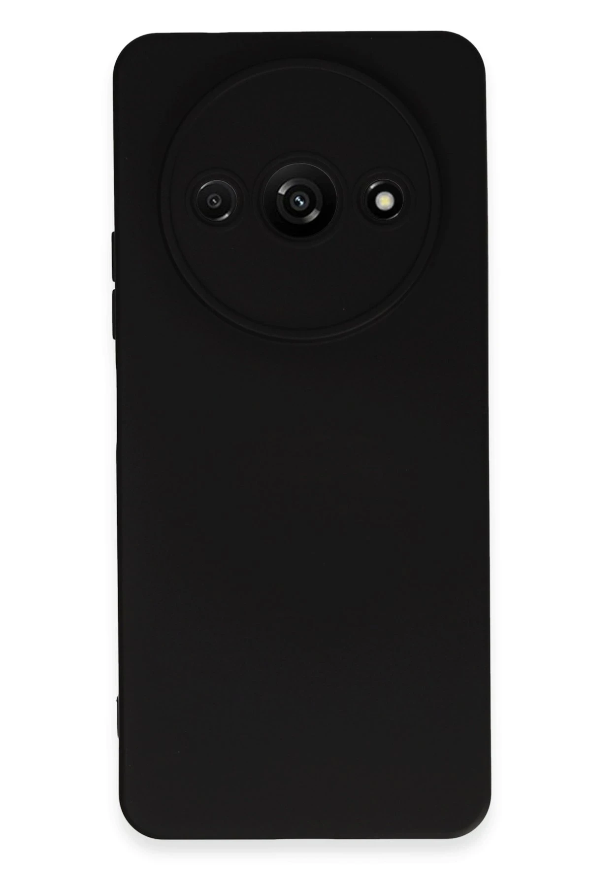 Newface Xiaomi Redmi A3 4G Kılıf Nano içi Kadife Silikon - Siyah