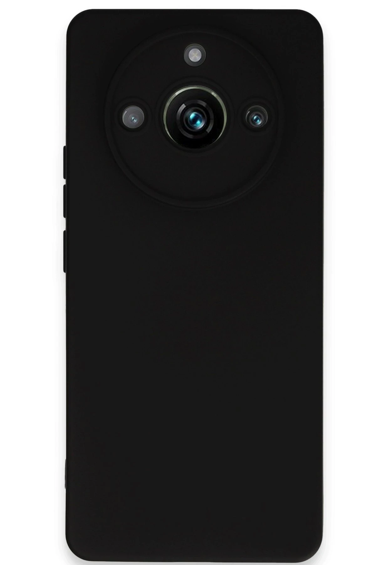 Newface Realme 11 Pro Kılıf Nano içi Kadife Silikon - Siyah