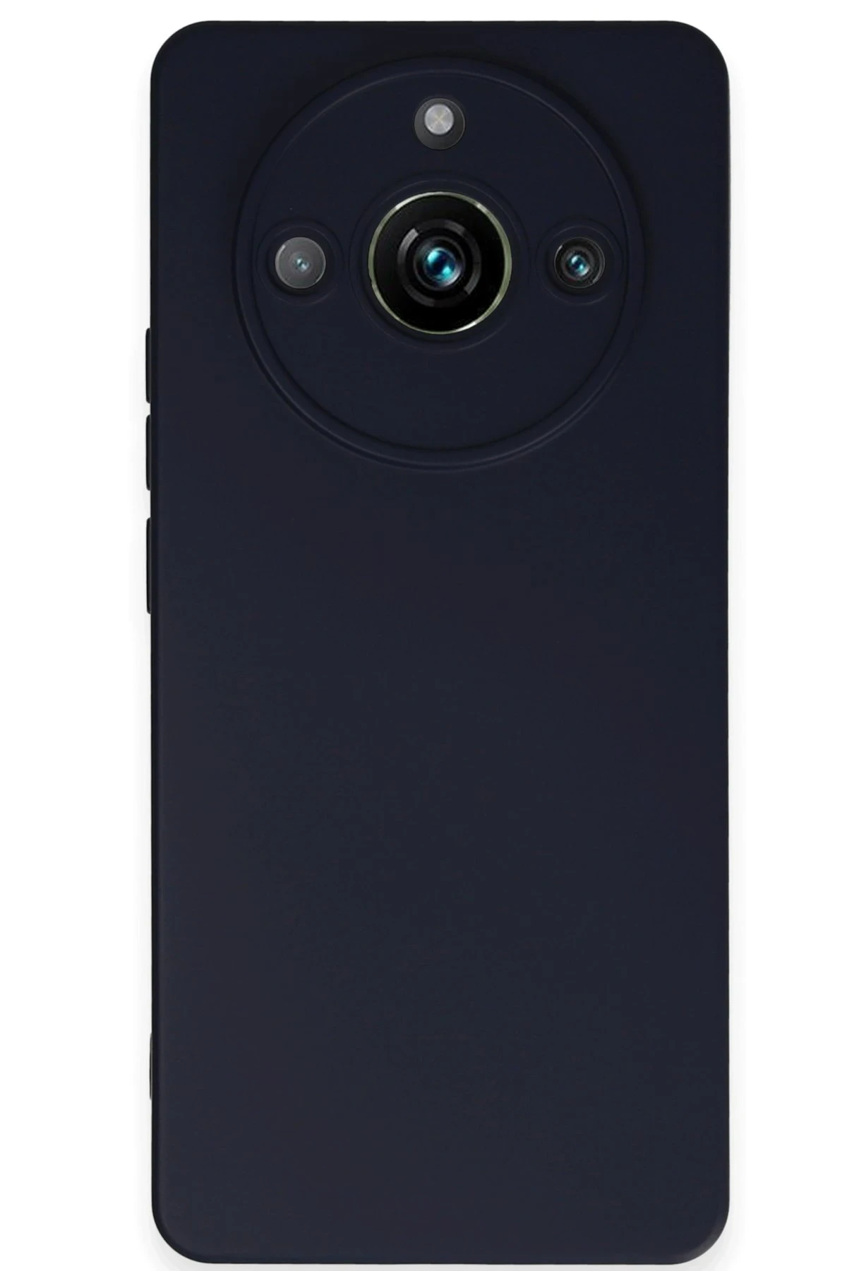 Newface Realme 11 Pro Kılıf Nano içi Kadife Silikon - Lacivert