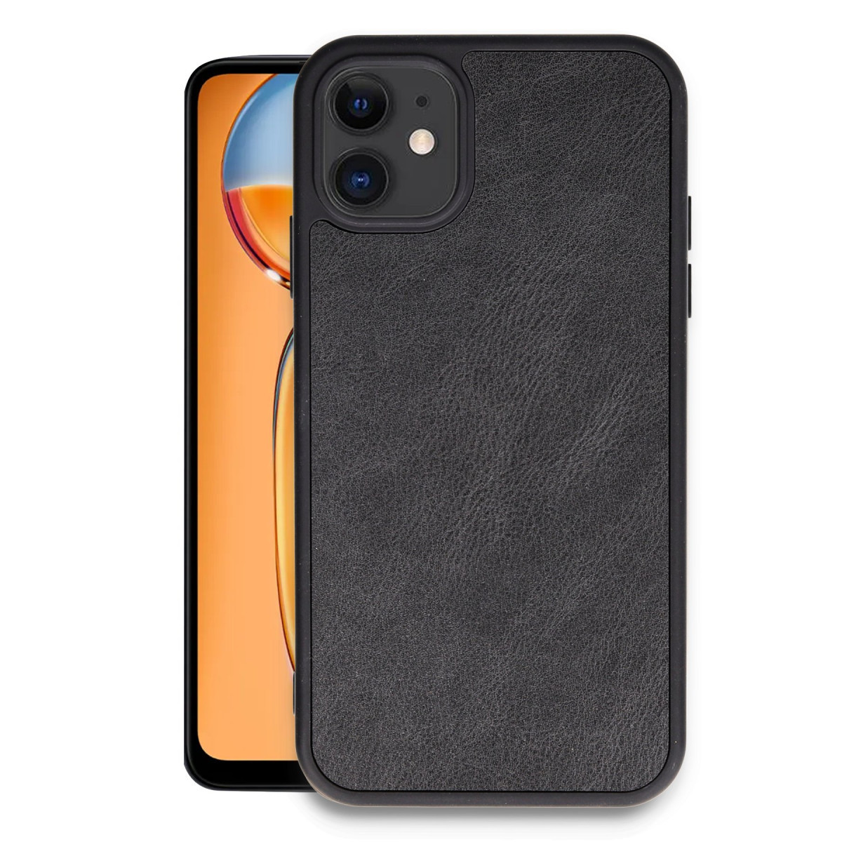 Newface Apple iPhone 11 Kılıf Aras Deri Kapak - Siyah — görsel 7