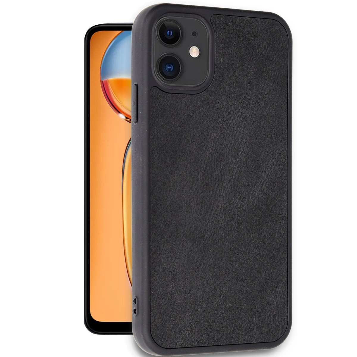 Newface Apple iPhone 11 Kılıf Aras Deri Kapak - Siyah — görsel 8