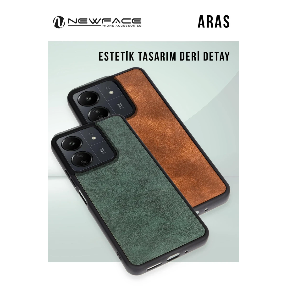 Newface Apple iPhone 11 Kılıf Aras Deri Kapak - Siyah — görsel 6