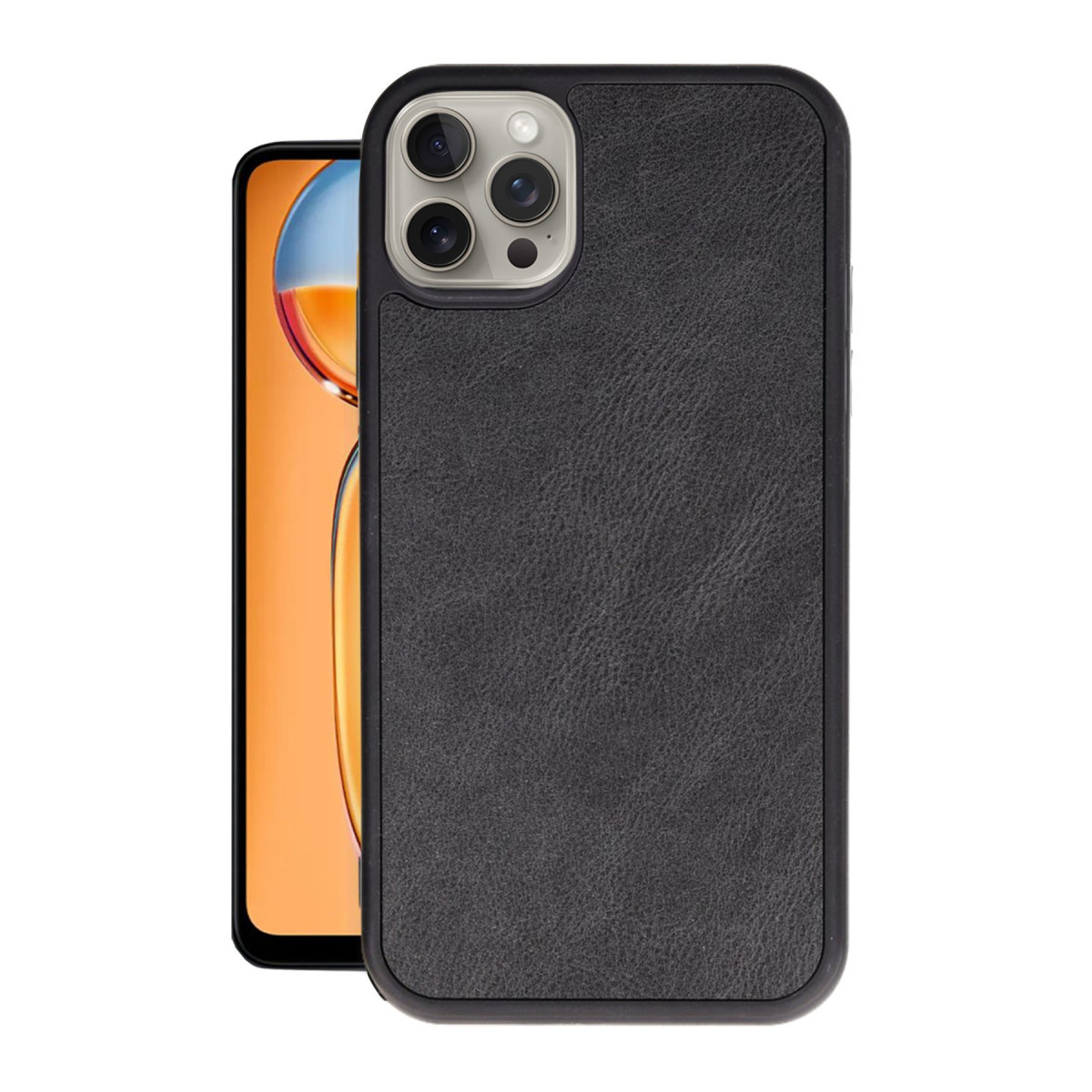 Newface Apple iPhone 14 Pro Kılıf Aras Deri Kapak - Siyah — görsel 7