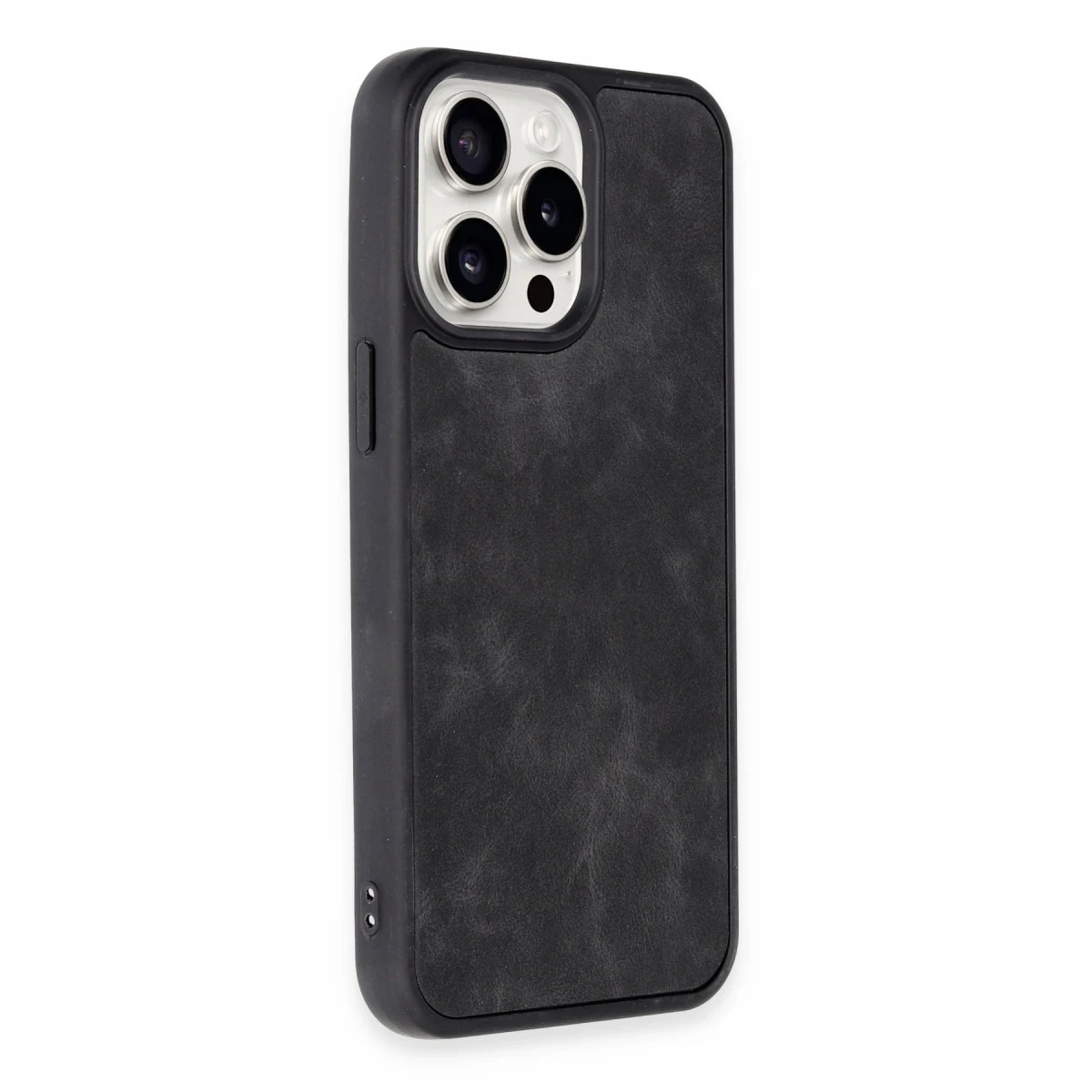 Newface Apple iPhone 14 Pro Max Kılıf Aras Deri Kapak - Siyah — görsel 5