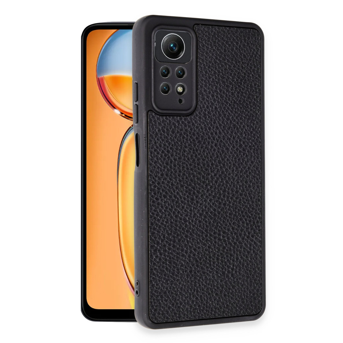 Newface Xiaomi Redmi Note 12 Pro 4G Kılıf Aras Deri Kapak - Siyah — görsel 8