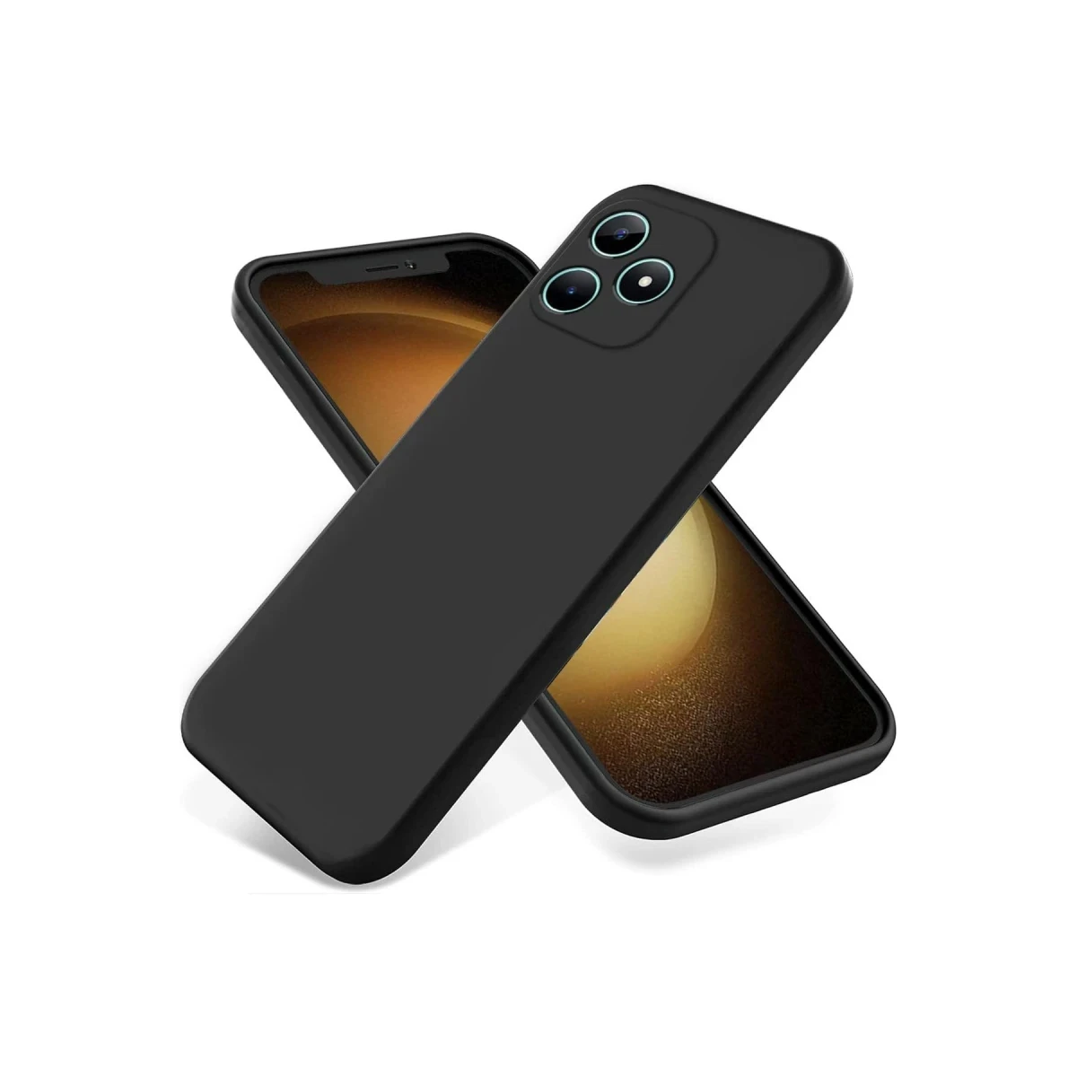 Newface Realme Note 50 4G Kılıf First Silikon - Siyah — görsel 2