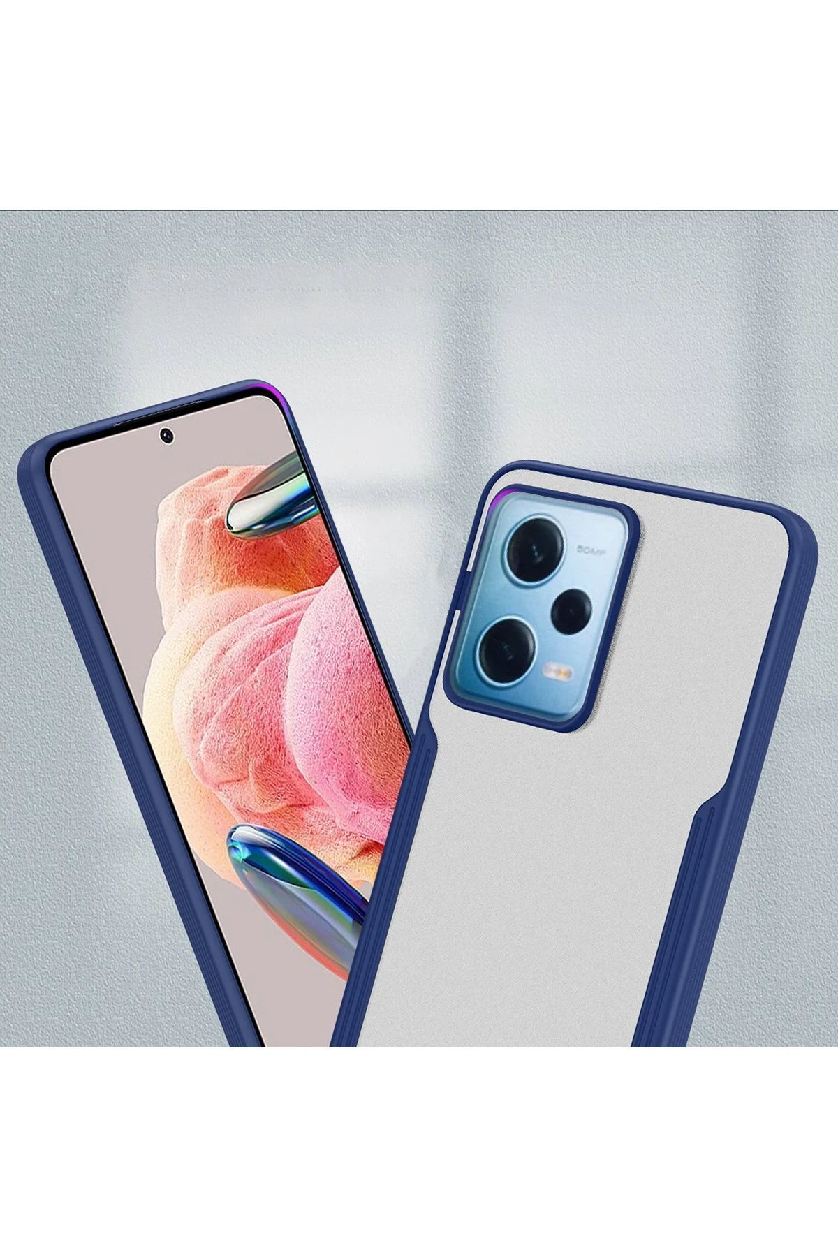 Newface Xiaomi Redmi Note 12 5G Kılıf Platin Silikon - Siyah — görsel 2