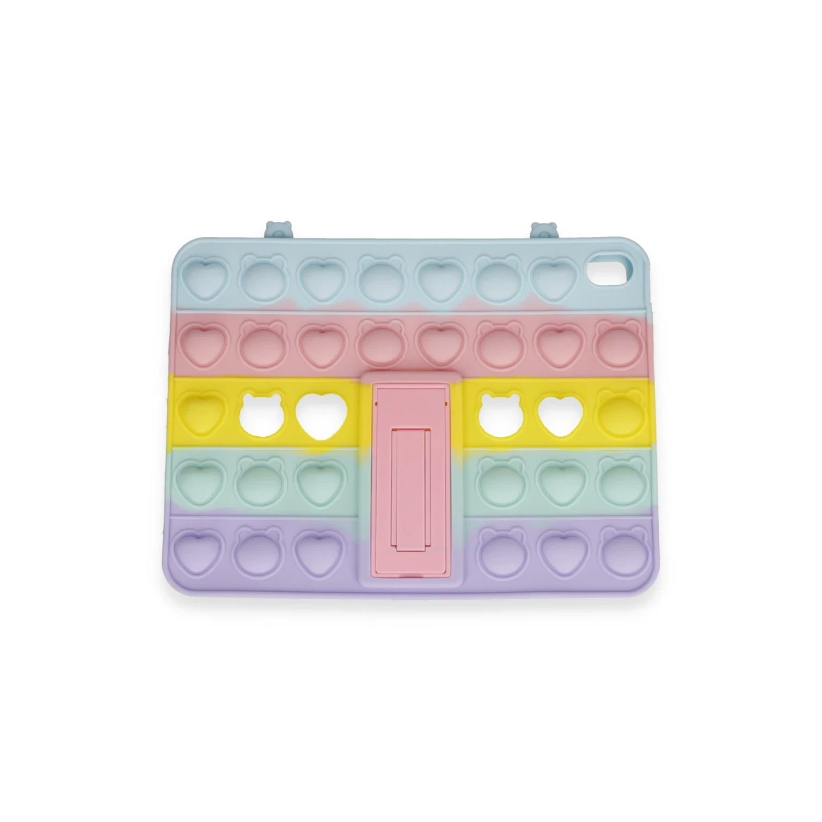 Newface Apple iPad 2022 10.9 (10.nesil) Kılıf Petit Standlı Tablet Silikon - Desen 1 — görsel 4