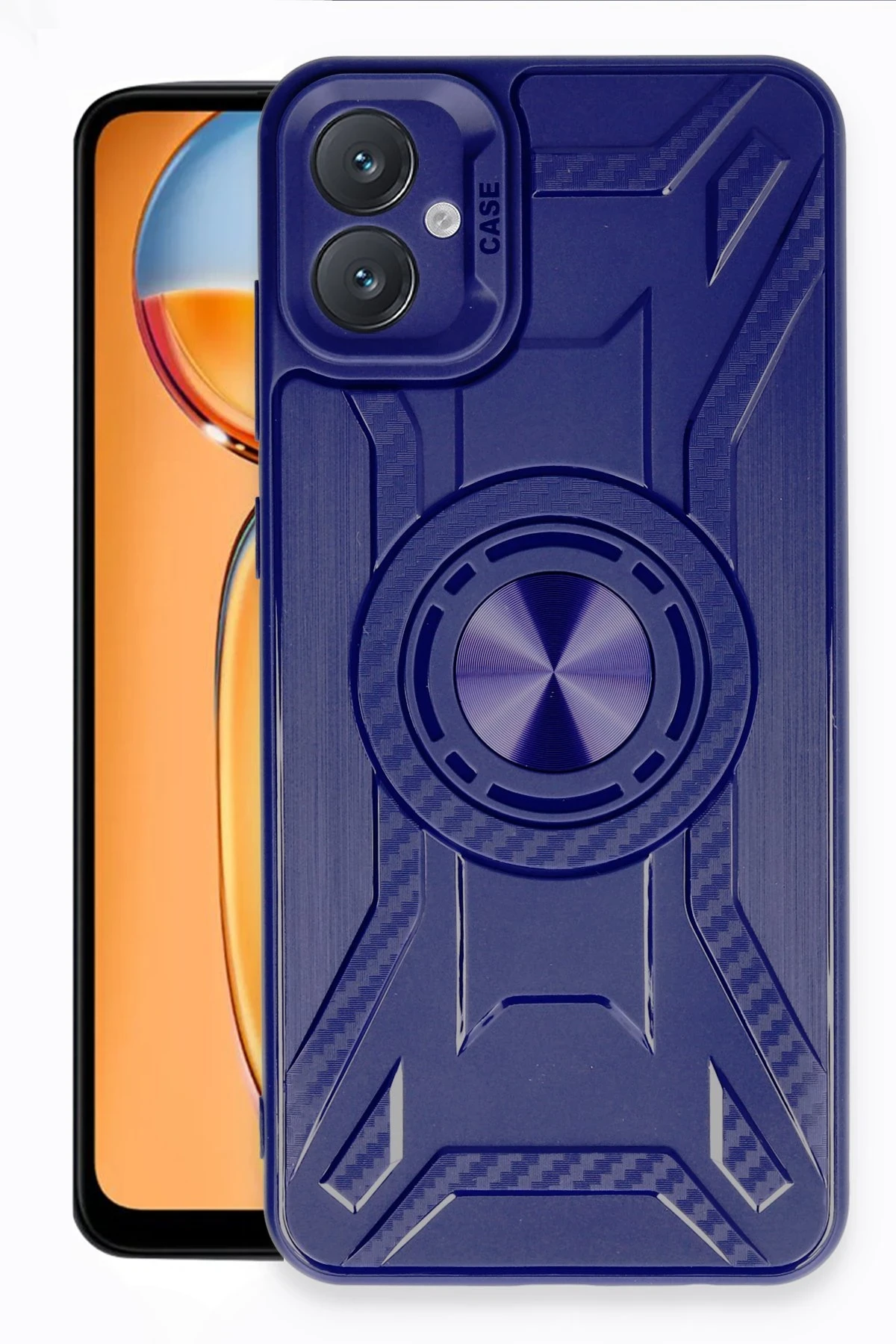 Newface Samsung Galaxy A05 Kılıf Lincoln Silikon - Lacivert