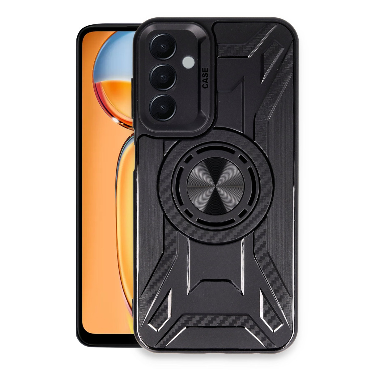 Newface Samsung Galaxy A55 5G Kılıf Lincoln Silikon - Siyah — görsel 9