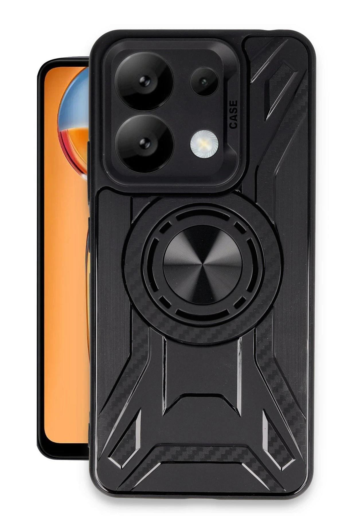 Newface Xiaomi Redmi Note 13 Pro 4G Kılıf Lincoln Silikon - Siyah