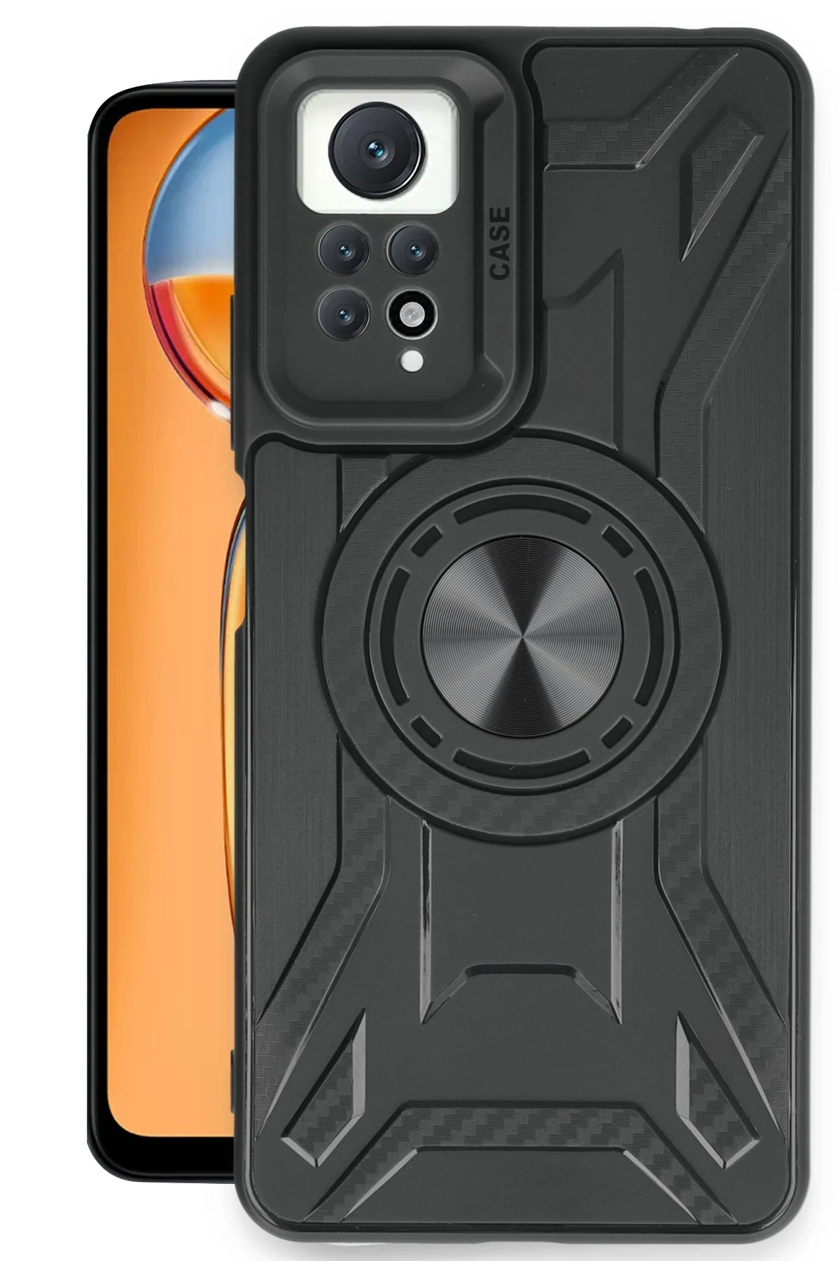 Newface Xiaomi Redmi Note 12 Pro 4G Kılıf Lincoln Silikon - Siyah