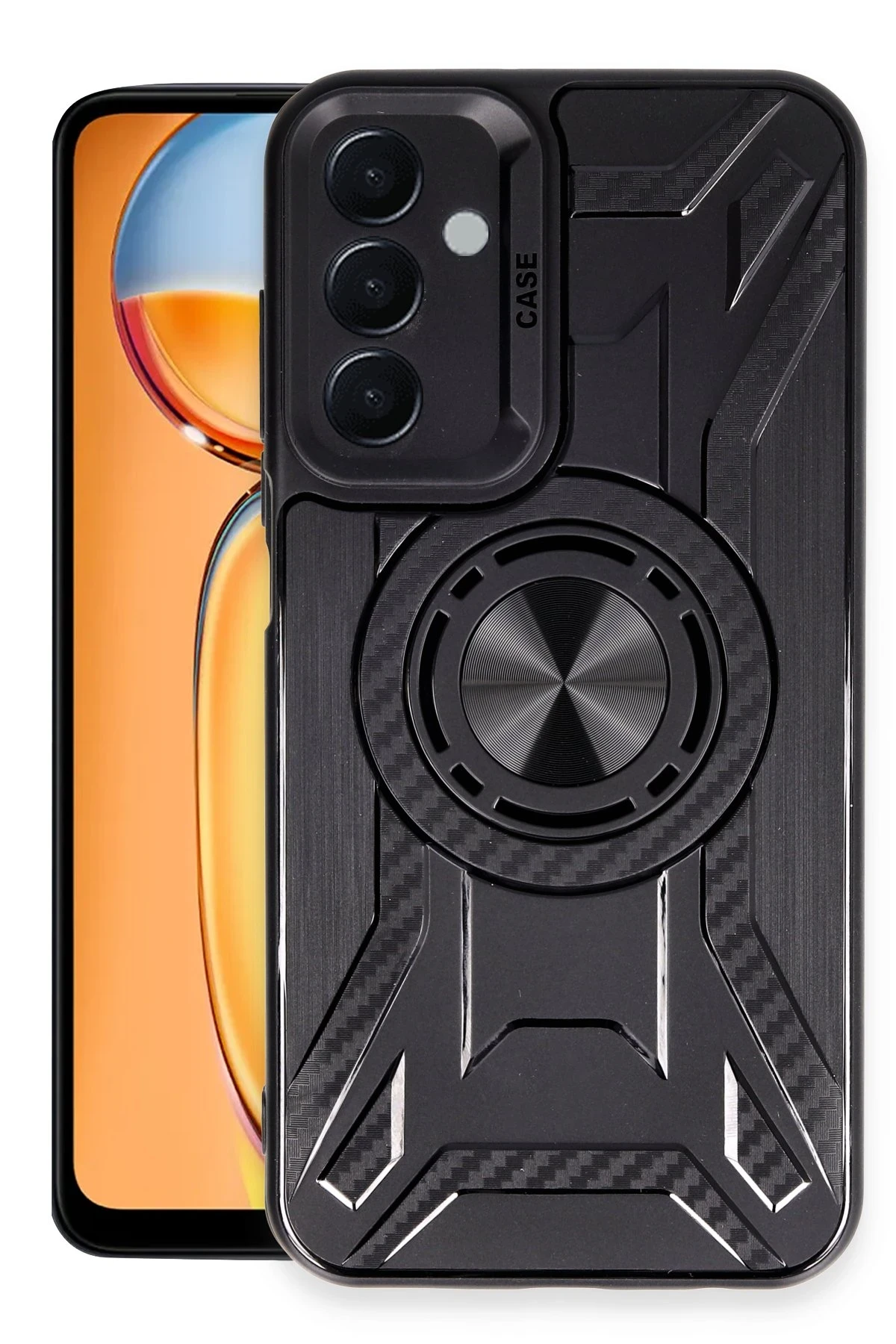 Newface Samsung Galaxy M15 Kılıf Lincoln Silikon - Siyah