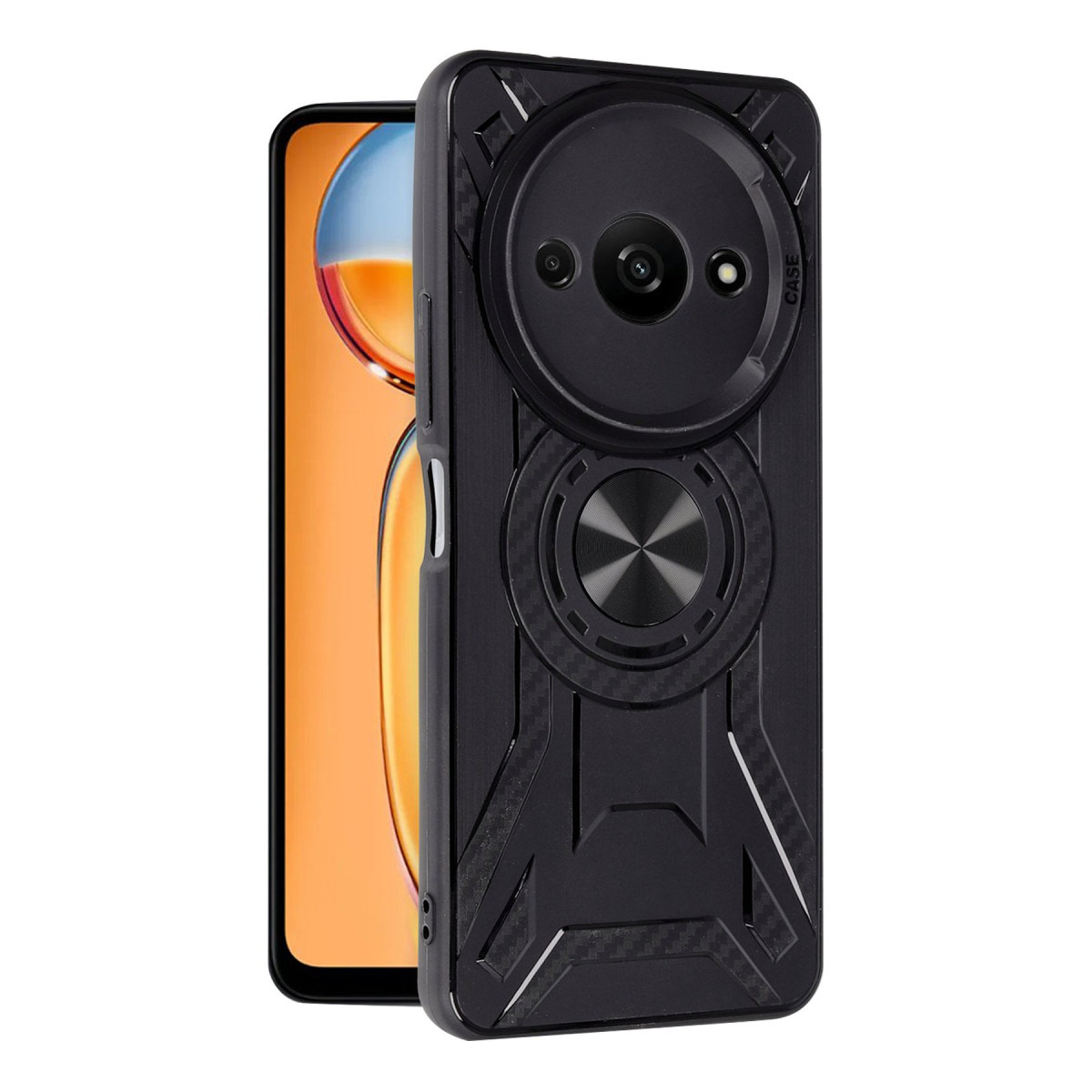 Newface Xiaomi Redmi A3 4G Kılıf Lincoln Silikon - Siyah — görsel 10