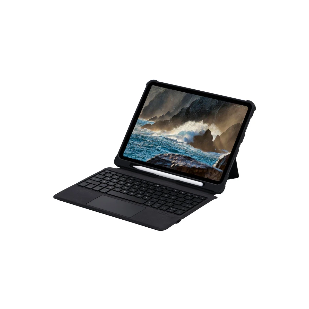 Newface Apple T5207D iPad Pro 11 (2022) Kılıf İnter Ledli Klavyeli Tablet Kılıfı - Siyah — görsel 11